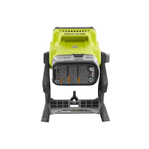 Back view of 18V Dual Power LED Work Light With 20 Watt LED And Over 1800 Lumens 360 Degree Rotating Head Tripod Mount Compatible