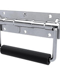 Spring Loaded Surface Mount Handle In Steel With Padded Rubber Grip For Heavy Duty Lifting, Retracts When Not In Use, Small Size