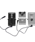 1 To 2 Guitar Pedal Power Cable Daisy Chain For 9V DC Effects Boards with copper core connecting three pedals on a pedalboard