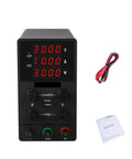 30V 10A 5A Adjustable Lab DC Power Supply With Dual Display For Pro Grade Tech Nerds, Low Ripple, High Stability, RS232 Control