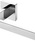 Chrome Toilet Paper Holder Wall Mount Square Silver 304 Stainless Steel Rustproof, Rotate Proof Bracket, Easy Install