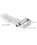 Heavy Duty Truck Door Hinge 210mm Double Ribbed Steel Industrial Vehicle Repair Hinge for Freezer and Cold Storage