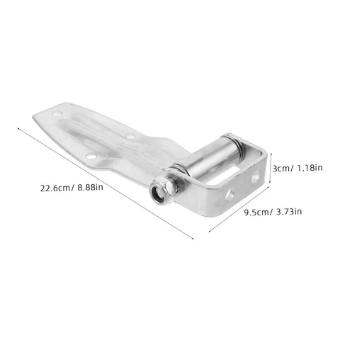 Heavy Duty Truck Door Hinge 210mm Double Ribbed Steel Industrial Vehicle Repair Hinge for Freezer and Cold Storage