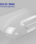 Top Shelf Crystal Clear Direct Fit RV Screen Door Plexiglass Slider Replacement Panel For Dexter Right Hand Bubble Style Window.