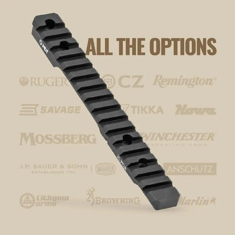 Winchester XPR SA 20 MOA Pick Rail Gun Stock Accessory Black for Long Range Precision Builds