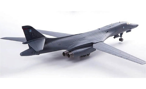 US Air Force B 1B Lancer Model Kit 1 144 Scale With Variable Sweep Wings Thunderbirds Theme rear angle view