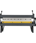 24 Inch Sheet Metal Brake Pan And Box Bender For Carbon Steel Copper Aluminum With Ergonomic Handles, front view