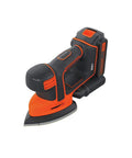 20V Max Mouse Sander Tool Only With Compact Ergonomic Design, Dust Collection, Interchangeable Detail Finger Attachment, And Quick Hook And Loop Sandpaper System For Sanding In Tight Corners And Hard To Reach Spaces