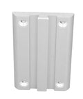 Removable Table Leg Bracket Sleek Aluminum Support Stand For Rv Motorhome And Yacht Road Trips top view of anodized aluminum base.