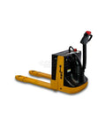 Big Joe 4500 Lb Electric Power Pallet Jack Truck With 24V High Torque Motors, ergonomic handle, and safety features.