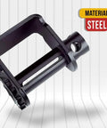 4 Pack Trailer Winch For Standard Sliding C Track Fits 2 Inch 3 Inch Or 4 Inch Straps Heavy Duty Tie Down Gear