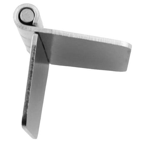 Close-up of 4 Pack 304 Stainless Weld On Hinges Without Holes 60x74x2mm 280 Degree Rotatable Heavy Duty Steel Butt Hinge.