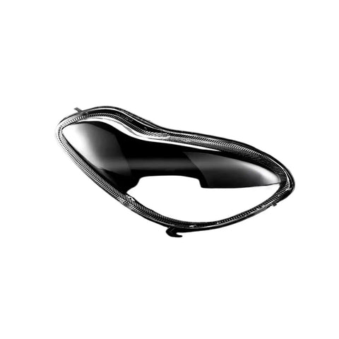 Benz Smart Fortwo W451 2009-2015 Clear Headlight Lens Front Headlamp Cover 2Pc Set No-Brainer Direct Fit Replacement Easy Install Durable Polycarbonate Shield Keeps Mounting Area Intact, clear polycarbonate lens cover