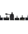 Wedge Type Quick Change Tool Post Set For Mini Lathe And 12 Inch Swing CNC Lathe Tool Holder with six beefy steel holders