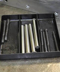 Blue Three Compartment Stackable Organizer Tray Set Two Pack For Nuts Bolts Washers And Small Tools Built To Last