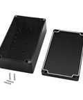 Waterproof ABS Plastic Electronics Project Box Enclosure 200mm By 120mm By 75mm Black, open with screws and lid