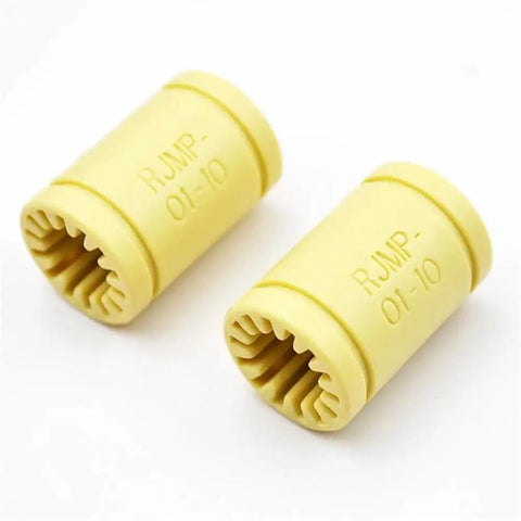 10 Pack Linear Bearing 10x19x29 Mm Plastic Bearings For 3D Printer Parts Industrial Bearings And Gears Smooth Glide Precision Movement Replacement Kit, two RJMP-01-10 bearings