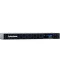 Front view of Sinewave UPS Battery Backup And Surge Protector 500VA 300W With 6 Outlets AVR 1U Rackmount UL Certified for home electronics.