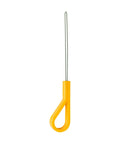 Jonard Tools JIC-2257 Xylan Insulated Wire Loop Puller With Yellow Plastic Handle Lightweight 8 Inch Length showing an insulated wire pulling tool.