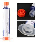 Blue No Clean Solder Flux Liquid Paste For PCB BGA Board Repair And Electronics Projects High Performance Soldering Flux 10cc with cap details