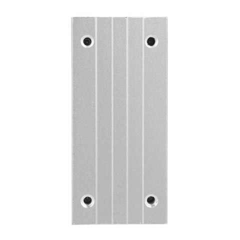 SBR25LUU 25mm Aluminum Open Linear Motion Bearing Block For High Speed Precision Machines, top view aluminum block with holes