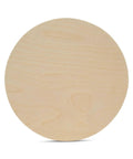 Borowood 18-inch birch wood round, 1/4-inch thick plywood circle for crafts