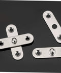Detachable 24 Piece Heavy Duty Pivot Hinges Set For Cabinets Doors Bookcases And Hidden Kits Stainless Steel Locking Spring Hinges