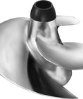 Beast Mode Jet Ski Propeller With Geometric Blade Design Delivers Serious Thrust And Top Speed, polished metal finish, view 1