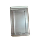 Clear View Water Tank With Cover For F111 EN500 Capsule Espresso Machines Universal Replacement Reservoir Compatible With Capsule Series Durable See Through Plastic Easy Install Keeps Your Brew Fresh, front view