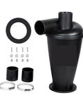 Dual Filtration Cyclone Dust Collector With Turbocharged Suction For Woodworking In Your Woodshop, 50mm And 2 Inch Inlet, DIY Canister Industrial Separator