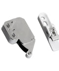 Push To Open Cabinet Latch Locking Device 1 Pack For Easy Access, Sturdy Alloy Gate Lock, No Fuss Cabinet Security