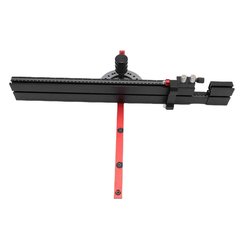 Micro Adjustable Flip Stop Miter Gauge Table Saw Band Saw Router Table with Extendable Fence and precision markings