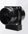 Close-up of the fan component from Badass Portable Rechargeable Welding Smoke Extractor With Sweet Airflow Suction Arms.