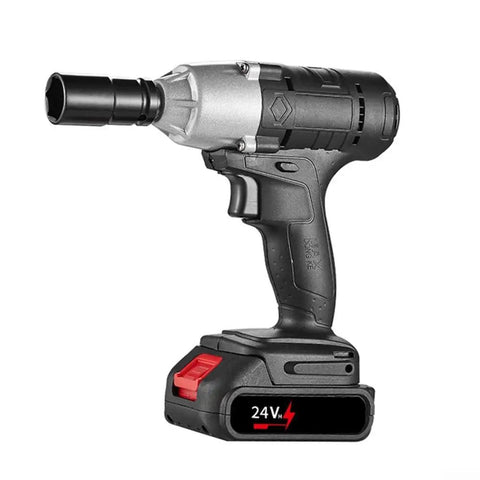 Top Rated 320Nm Cordless Wrench Kit With Brushless Motor, 24V heavy duty electric impact driver for auto repair.