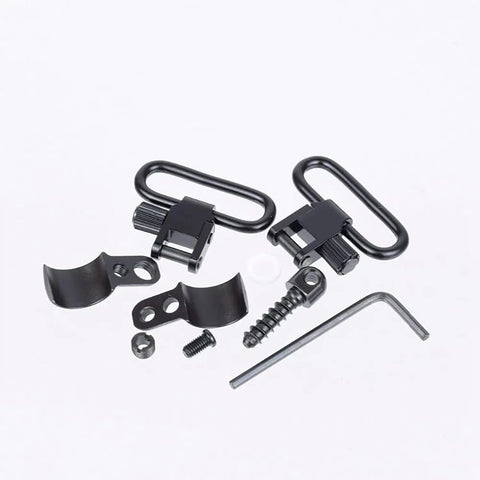 Lever Action Rifle Sling Mount Kit Split Band With 1 Inch Quick Detach Sling Swivels For Winchester Marlin Mossberg Rifles