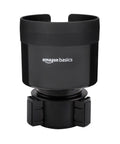 Car Cup Holder Expander With Adjustable Base For 3.4 To 3.8 Inch Bottles, Securely Holds Yeti Rambler, Hydro Flask, And Nalgene Mugs, Black