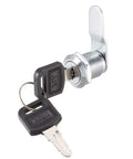 Cam Lock Three Quarter Inch Cylinder Length Cabinet Lock 2 Pack No 4 Cam Fits Up To One Half Inch Panel Thickness Zinc Alloy Chrome Plated