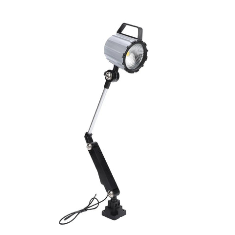 Built Tough 24W Wood Lathe Lamp Cutting Through Dark Shadows With Crisp Flicker Free Led Light And A 360 Swivel Head On A Flexible Gooseneck Arm.