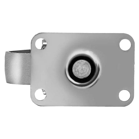 Heavy duty steel plate with swivel mechanism for 4 Pack Heavy Duty All Steel Swivel Caster Wheels Built Tough With Rock Solid High Gauge Construction And 3.5 Inch Diameter Gray Finish Hella Durable 350 Lbs Load Capacity.