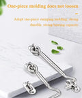 Premium Heavy Duty Stainless Steel Sliding Barn Door Latch With Secure Hook And Eye Lock Featuring Smooth Glide Mechanism and Rock Solid Build For Fences Sheds And Outdoor Security Gates, showcasing one-piece durable design.