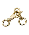 Top Tier Heavy Duty Double Opening Snap Hooks With Smooth Swivel Lobster Clasp Keychain Clip Gold Hardware for bag straps