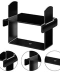 Heavy Duty Stainless Steel Leaf Spring Clamp Kit For Trucks Trailers And Campervans Includes 4 Pack Adjustable Repair Clips To Lock Springs Up To Five Inches Wide For Safer Load Handling Under Tough Conditions. Black steel leaf spring clamp
