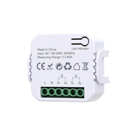 Smart Home Energy Monitor With Real Time Circuit Tracking For Heavy Loads And Ev Chargers To Catch Power Hungry Appliances backside view with connectors