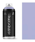 MTN Hardcore Spray Paint - RV256 - Malva can with black label and light purple paint swatch beside it.
