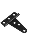 Two Pack Heavy Duty Shed Door Hinges Gate Strap T Hinge Wrought Iron Hardware For Wooden Fences Yard Rustproof 270 Degree Swing