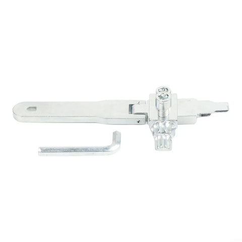 Heavy Duty Stainless Steel Broken Wire Extractor Kit To Yank Out Stripped Screws And Fix Damaged Taps At Home Plumbing Repairs With Adjustable Two Screw Design For Angle Valves Plus Silver Finish For Serious DIY Heroes, 120mm