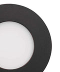 Close-up of 3 Inch Ultra Slim LED Recessed Lighting Kit 4 Pack Dimmable Wet Rated 6 Watt IC Rated Energy Star CEC Title 24 Oil Rubbed Bronze