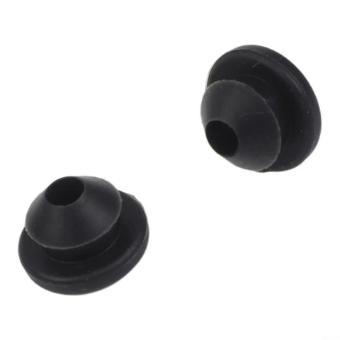 Bulletproof Rubber Grommet Kit For 1/8 5/32 And 3/16 Inch Cable Railing Posts featuring two black rubber grommets for waterproof sealing.