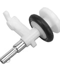 Bobbin Winder Assembly For Domestic Sewing Machines Replacement Part KA0555000 Spindle Roller, white plastic and metal