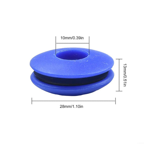 Heavy Duty Plastic Eyelet Kit Round Grommets For Tarp Pool Cover Fastener With Installation Tool To Repair Outdoor Shade Sail Solar Blanket Weather Resistant Rust Free Secure Fit In Blue Green Black Colors, 10mm